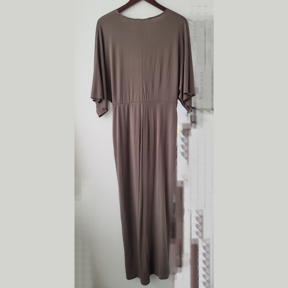 Astr the Label Faux Wrap Maxi Dress Olive - Picture 3 of 4